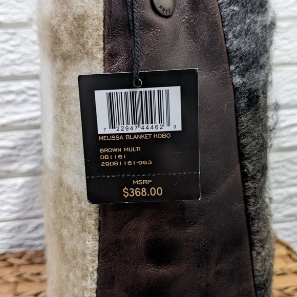 🤎 SOLD 🤎NWT Frye Melissa blanket hobo - Picture 6 of 9
